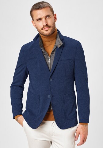 S4 Jackets Slim Fit Sakko in Blau: predná strana