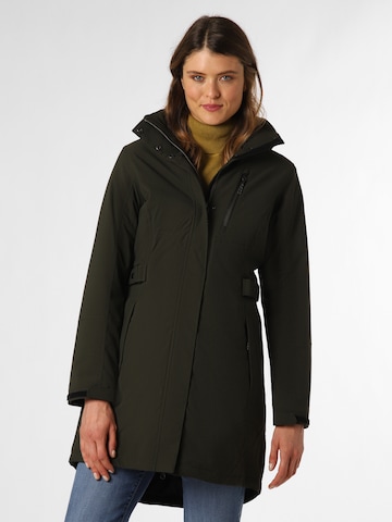 Marie Lund Raincoat in Green: front