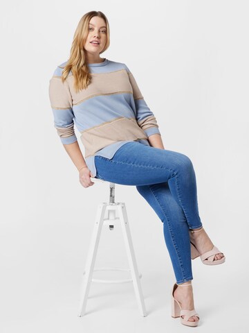Pull-over 'ARMENIA' Persona by Marina Rinaldi en bleu