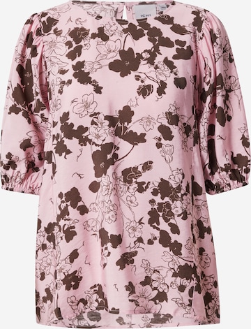 ICHI Blouse in Pink: front