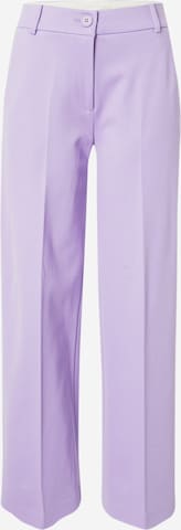 Pantalon à plis ESPRIT en violet : devant