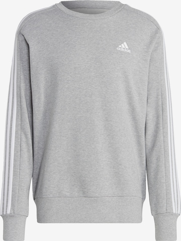 ADIDAS SPORTSWEAR - Sweatshirt de desporto 'Essentials' em cinzento: frente