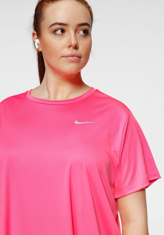 Nike Sportswear Performance shirt 'Miler' in Pink