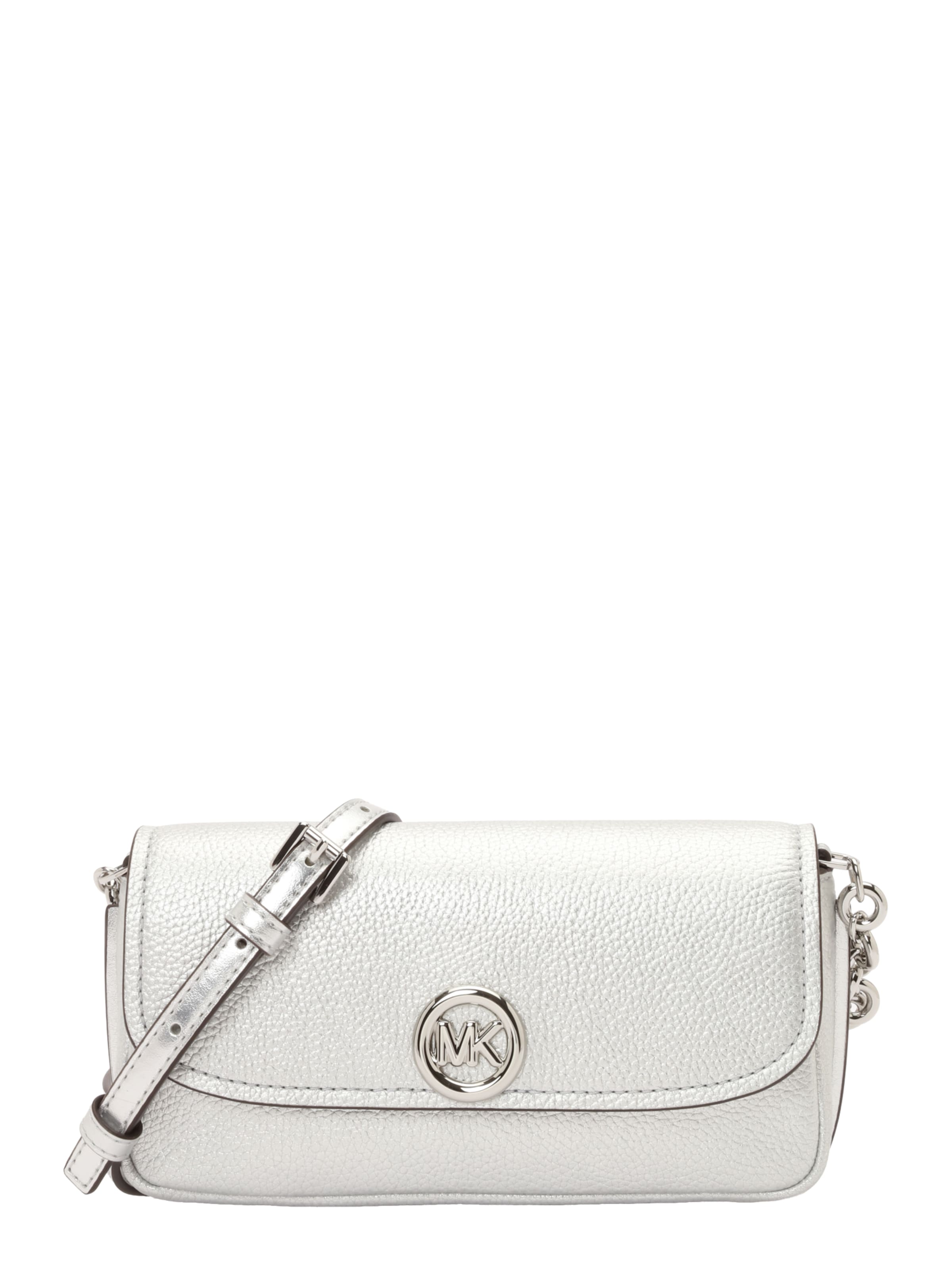 Rankinė su ilgu dirželiu iš MICHAEL Michael Kors, spalva – sidabrinė, Prekių apžvalga