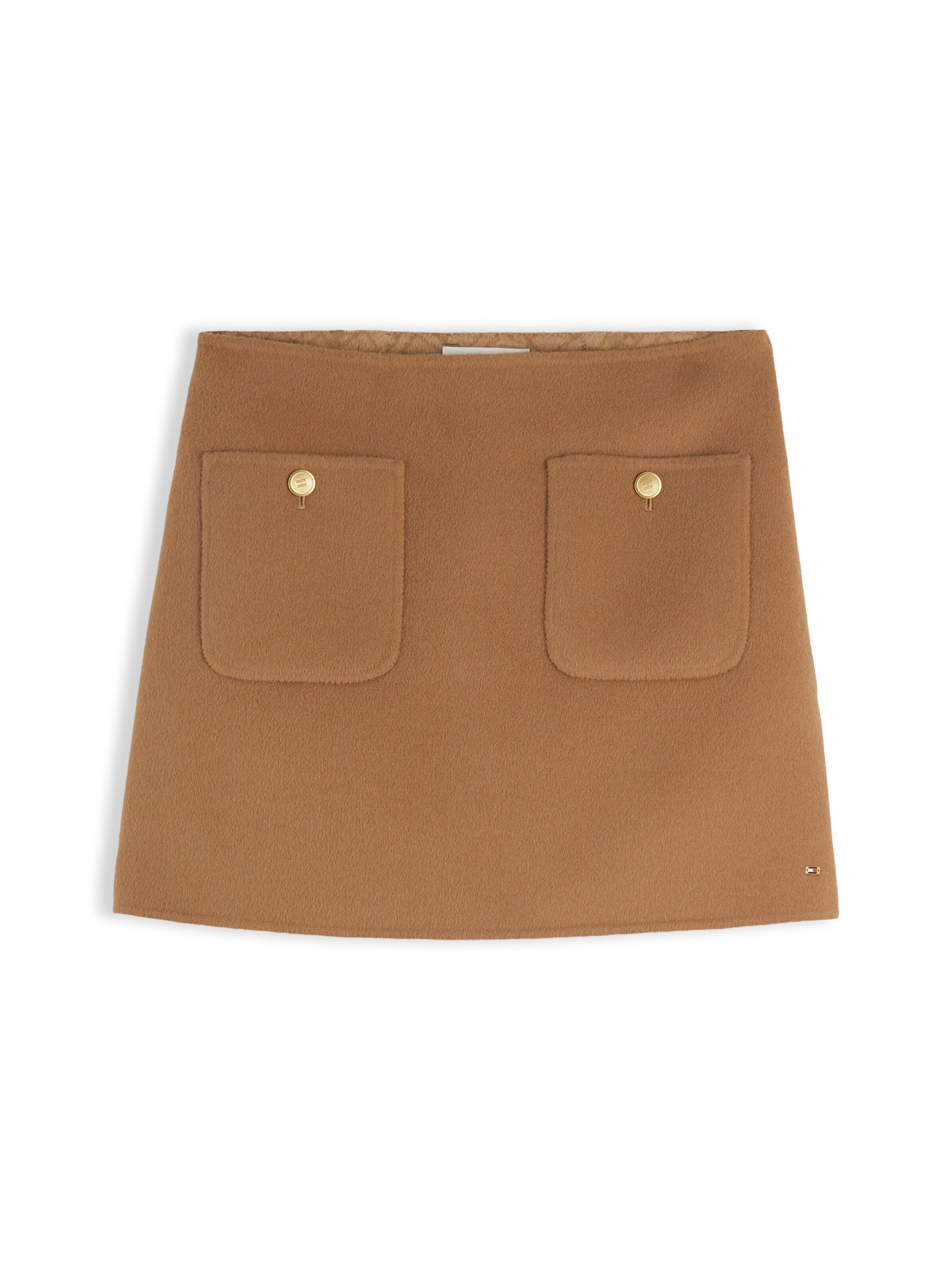 Jupe TOMMY HILFIGER en marron : devant