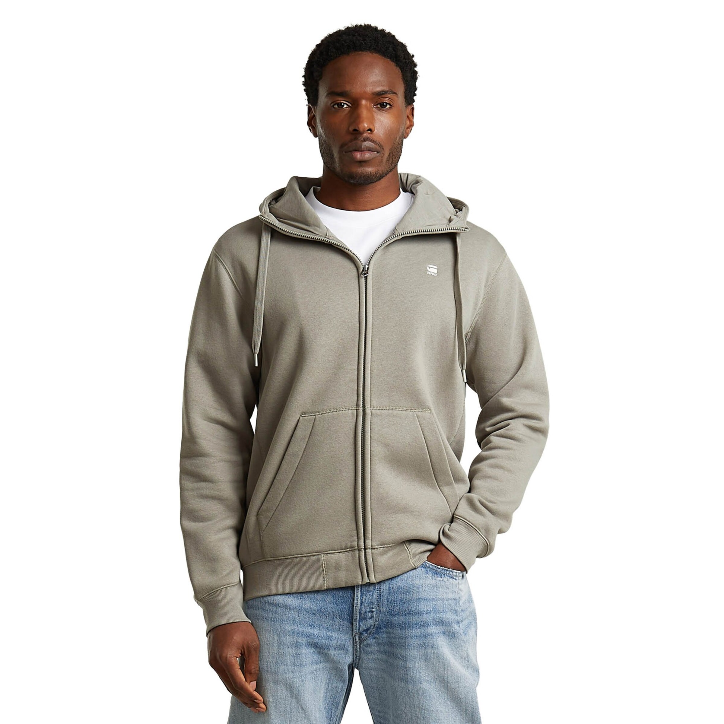 G-STAR Mikina – šedá: přední strana