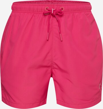 Superdry Plavecké šortky – pink: přední strana