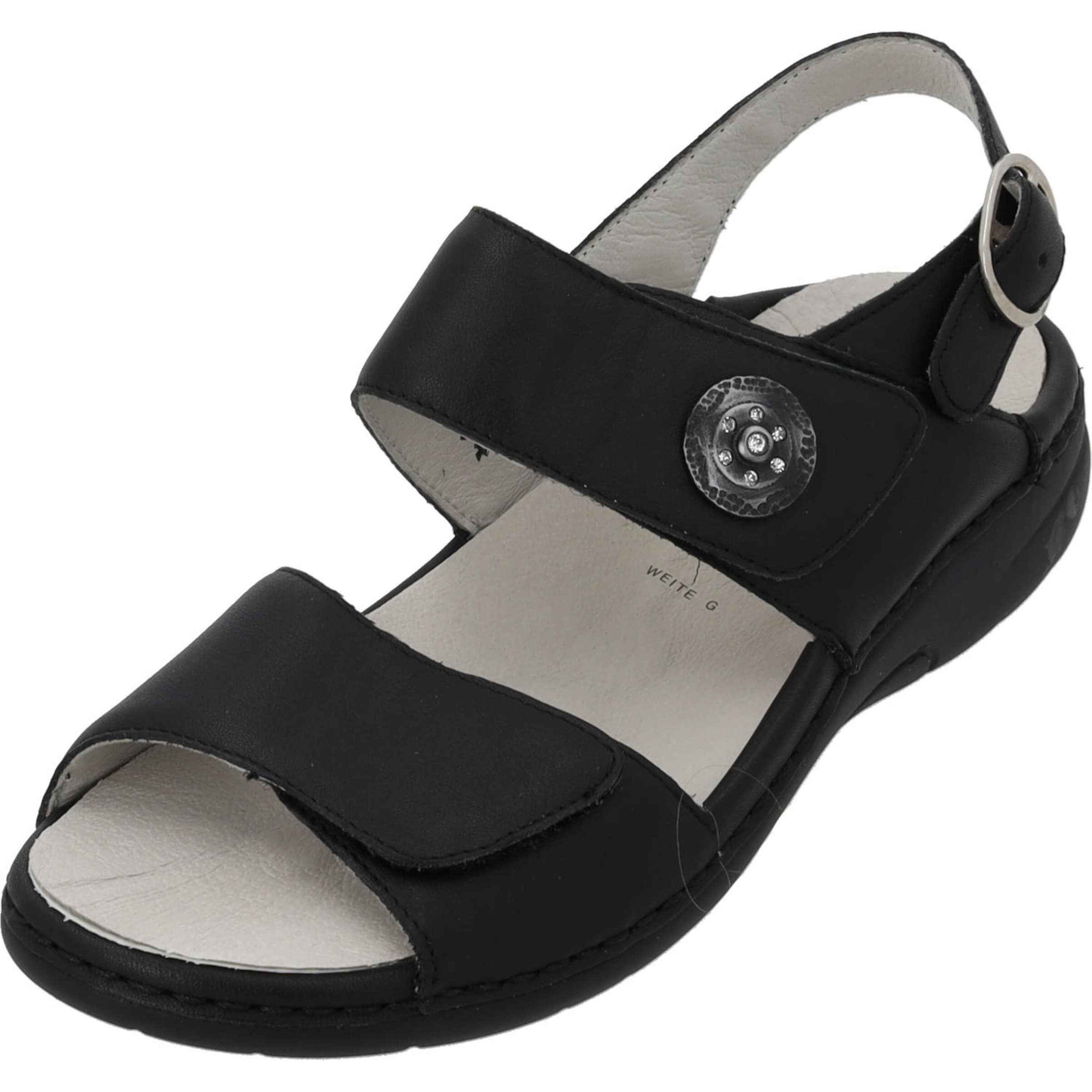 WALDLÄUFER Sandal in Black: front