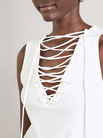 Haut 'Jay' WEEKDAY en blanc