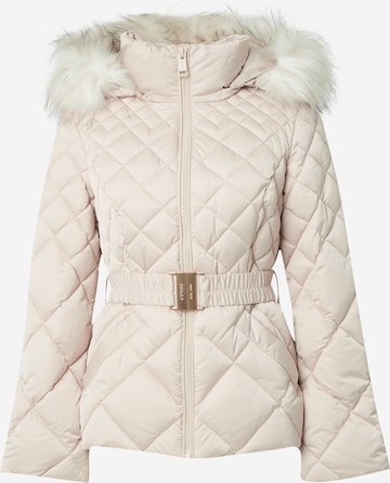 GUESS Winter Jacket 'Olga' in Beige: front