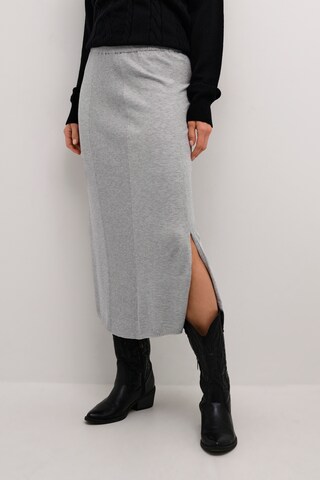 Cream Skirt 'Dela' in Grey