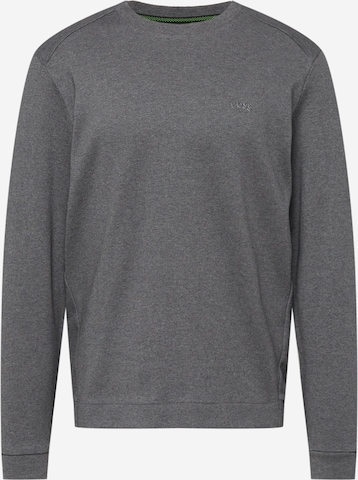 BOSS Green - Sweatshirt 'Salbo' em cinzento: frente