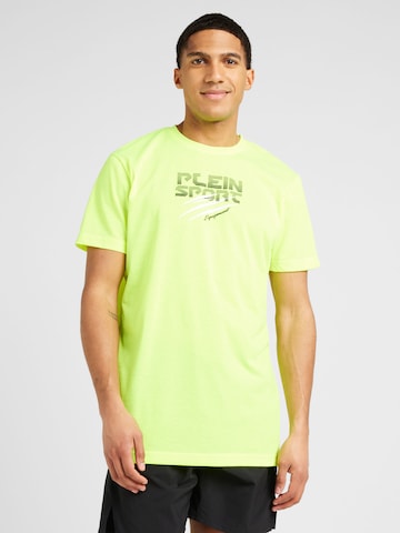 Plein Sport Shirt in Yellow: front