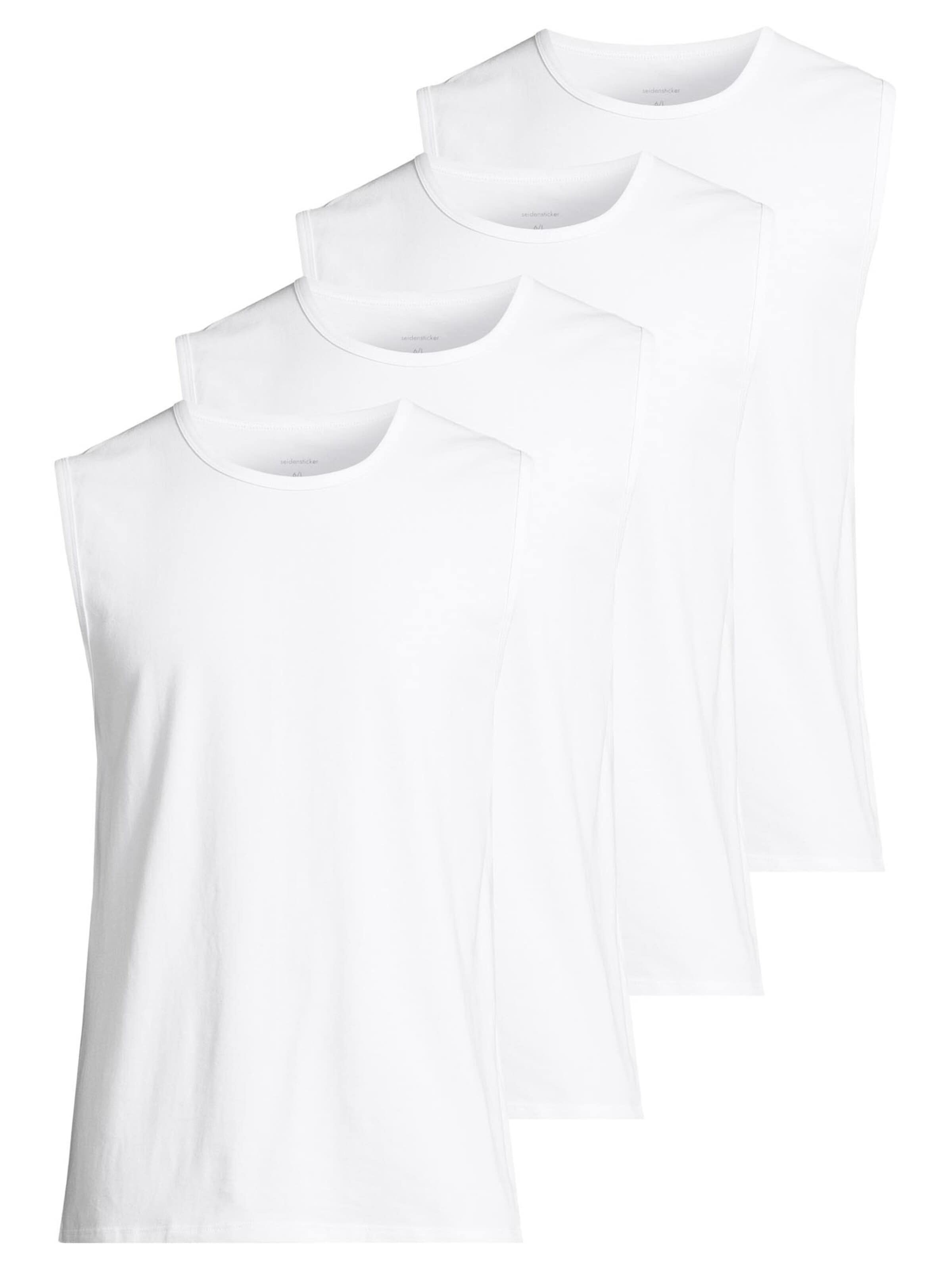 SEIDENSTICKER Undershirt 'Pur' in M in White, Item view