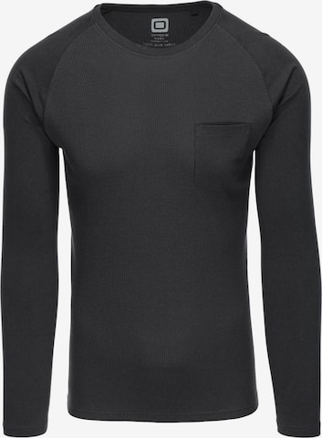 Ombre Shirt 'OM-LSCL-0109' in Grey: front