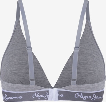 Pepe Jeans Triangel BH in Grau