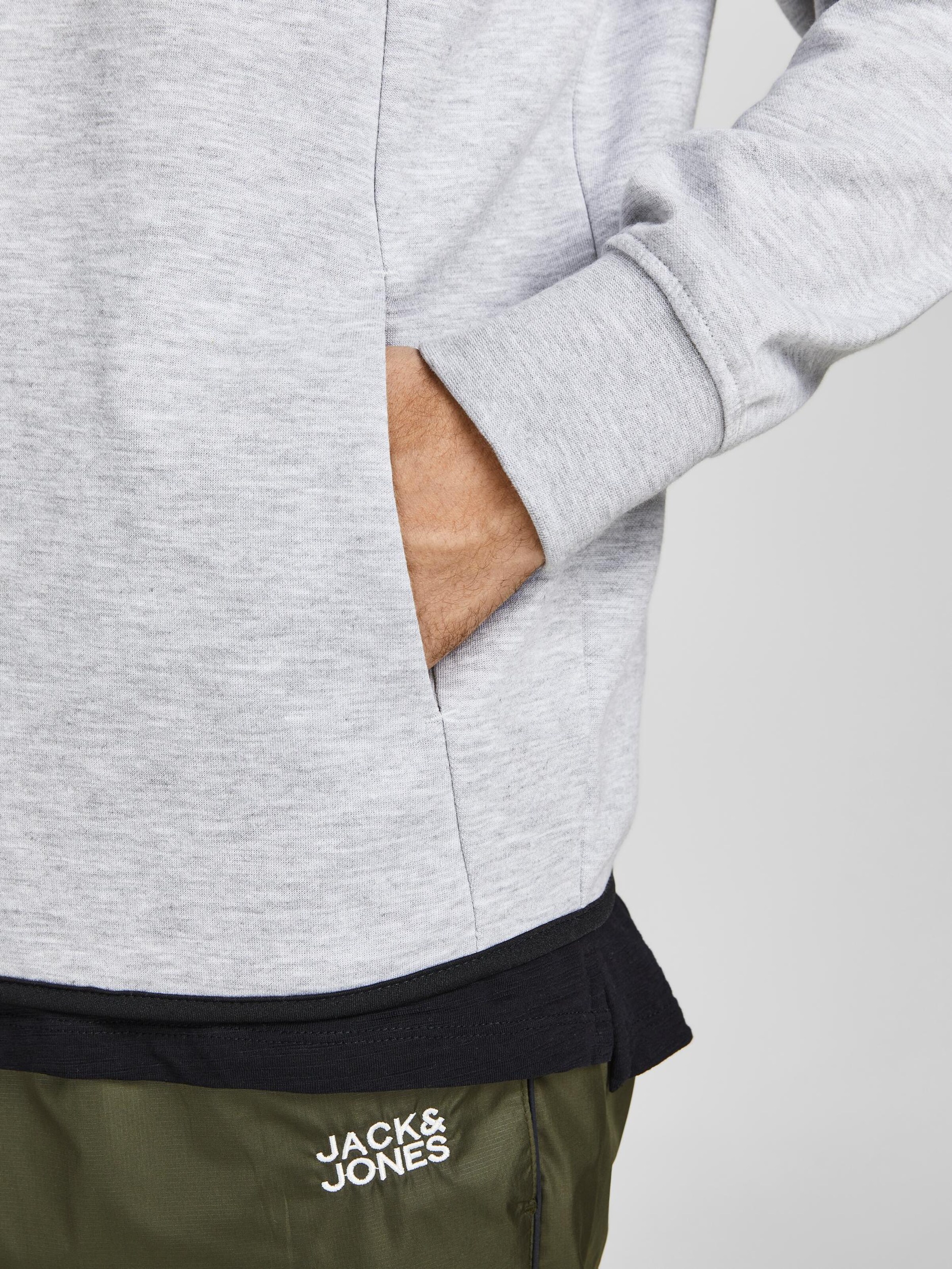 Männer Sweat JACK & JONES Sweatjacke 'Air' in Graumeliert - IF78705 Männer Sweat JACK & JONES Sweatjacke 'Air' in Graumeliert - IF78705