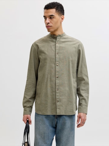 JACK & JONES Средняя посадка Рубашка 'JJESummer' в Зеленый: спереди