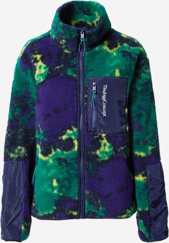 The Jogg Concept Fleece Jacket 'BERRA' in Blue: front
