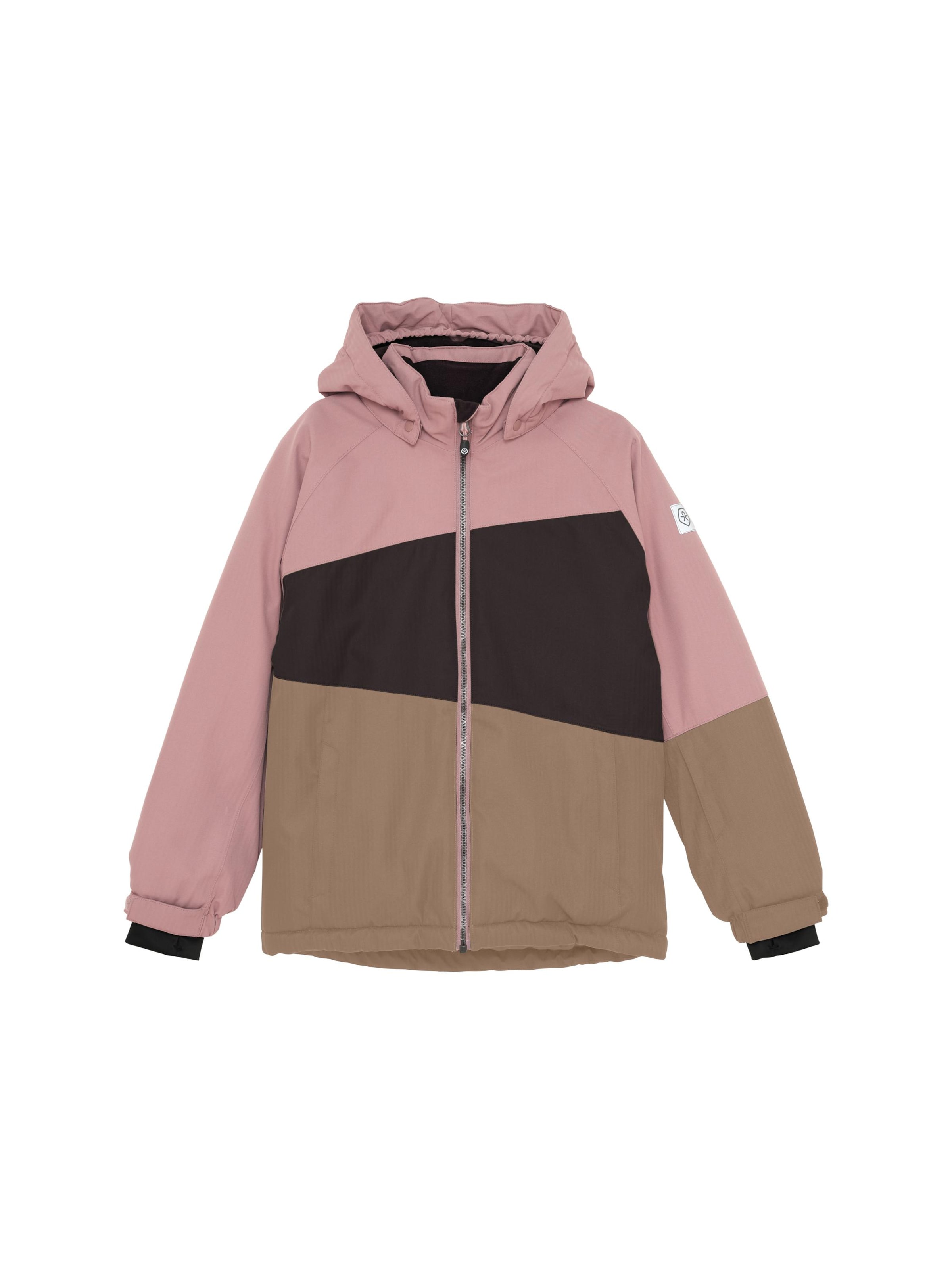 COLOR KIDS - Chaqueta de invierno ' COSki Jacket - Colorblock ' en beige: frente