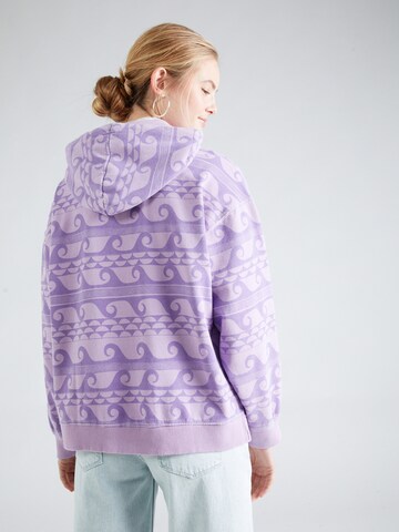 ROXY Sweatshirt 'THAT GIRL BEAUTIFUL' in Lila