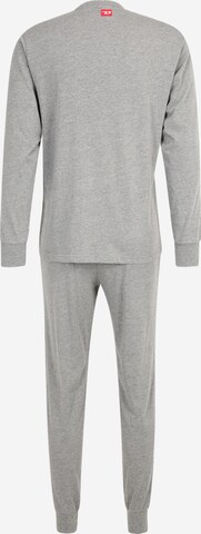 DIESEL Dolga pižama | siva barva