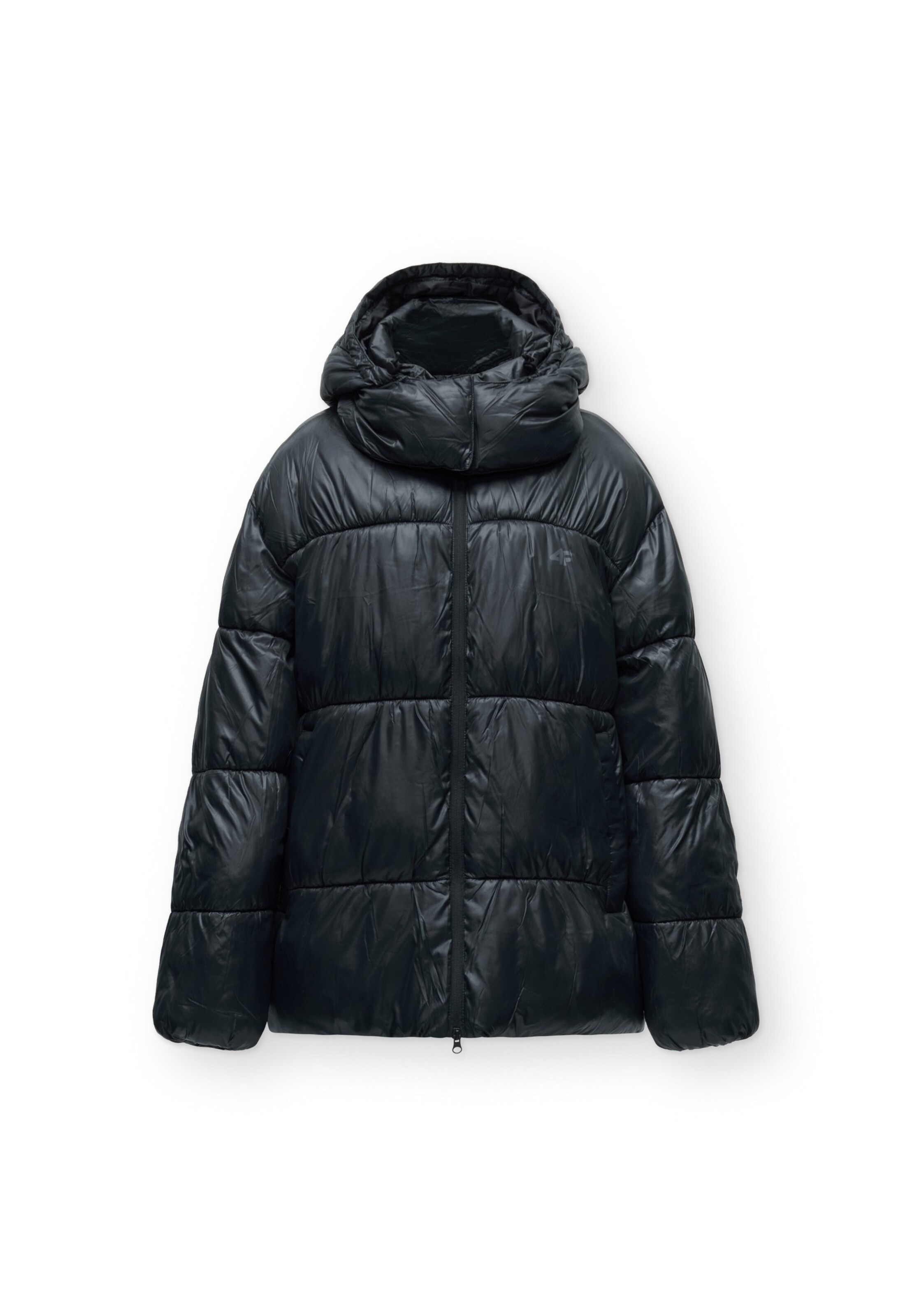 4F Outdoor jacket in Black: front