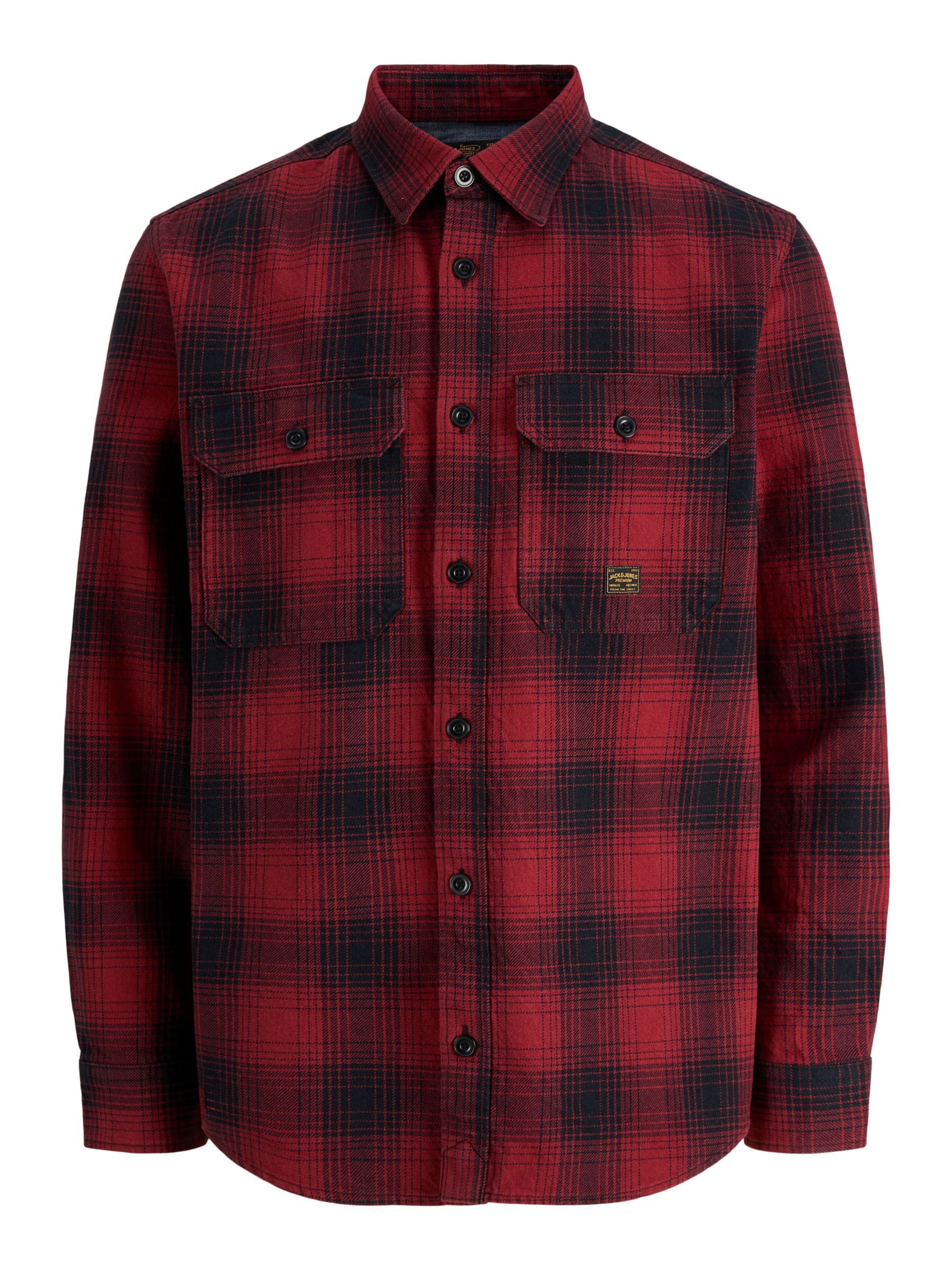 Regular fit Camicia di JACK & JONES in rosso: frontale