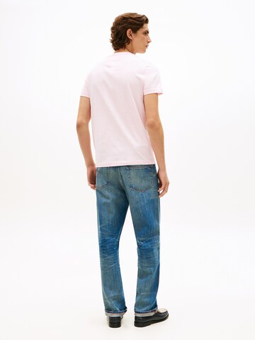 TOMMY HILFIGER Средняя посадка Футболка в Ярко-розовый