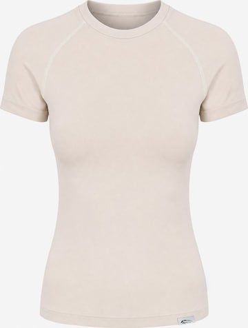 T-shirt ' Lyana ' Smilodox en beige : devant