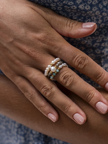 Made by Nami Ring 'Perlenring' in White
