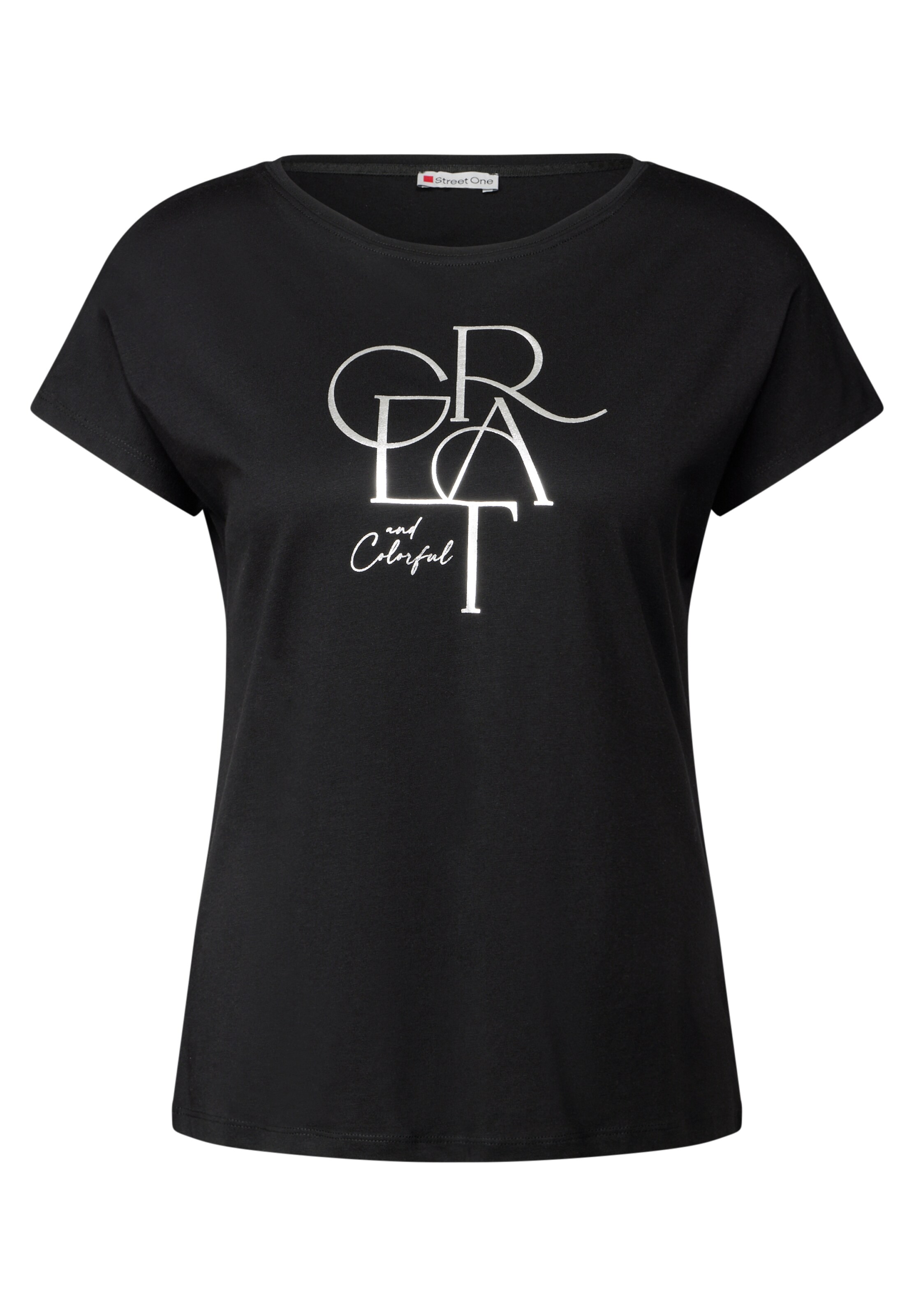 STREET ONE Shirt in Black: front