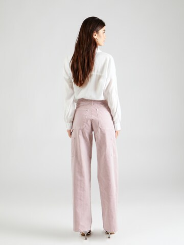 Wide leg Pantaloni cargo di Sofie Schnoor in rosso