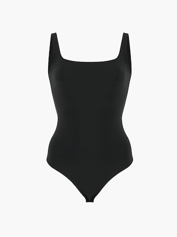 cfab (formerly creamy fabrics) Shapingbody 'Low Back - Body' i svart: framsida
