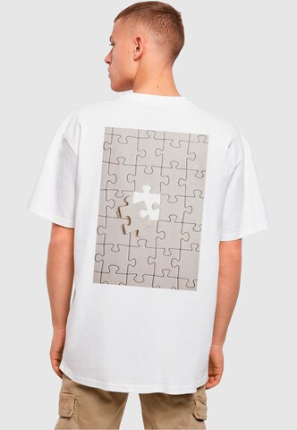 T-Shirt 'Missing Peace' Merchcode en blanc : devant