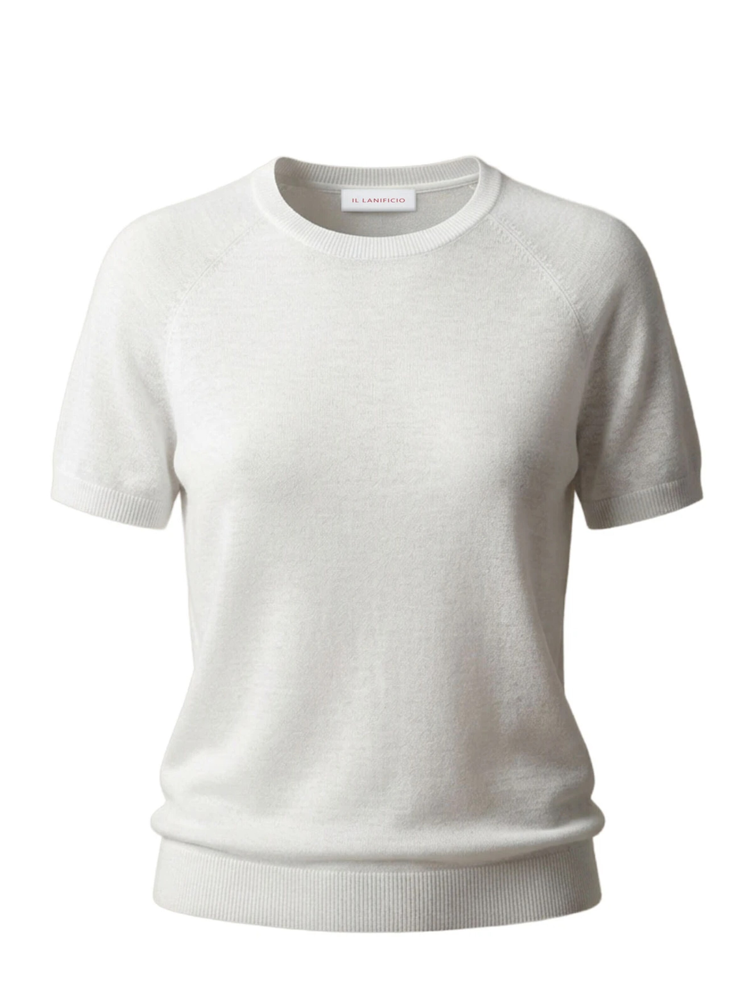 Pull-over Il Lanificio en blanc : devant