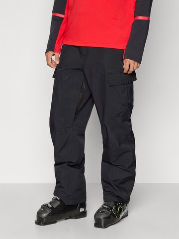 melns THE NORTH FACE Vaļīgs piegriezums Sporta bikses 'Blizzadery': no priekšpuses