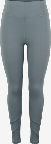 PIECES Skinny Leggings in Groen: voorkant