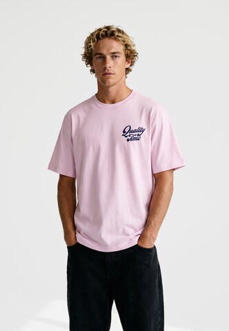 On Vacation Shirt 'Quality Time' in Pink