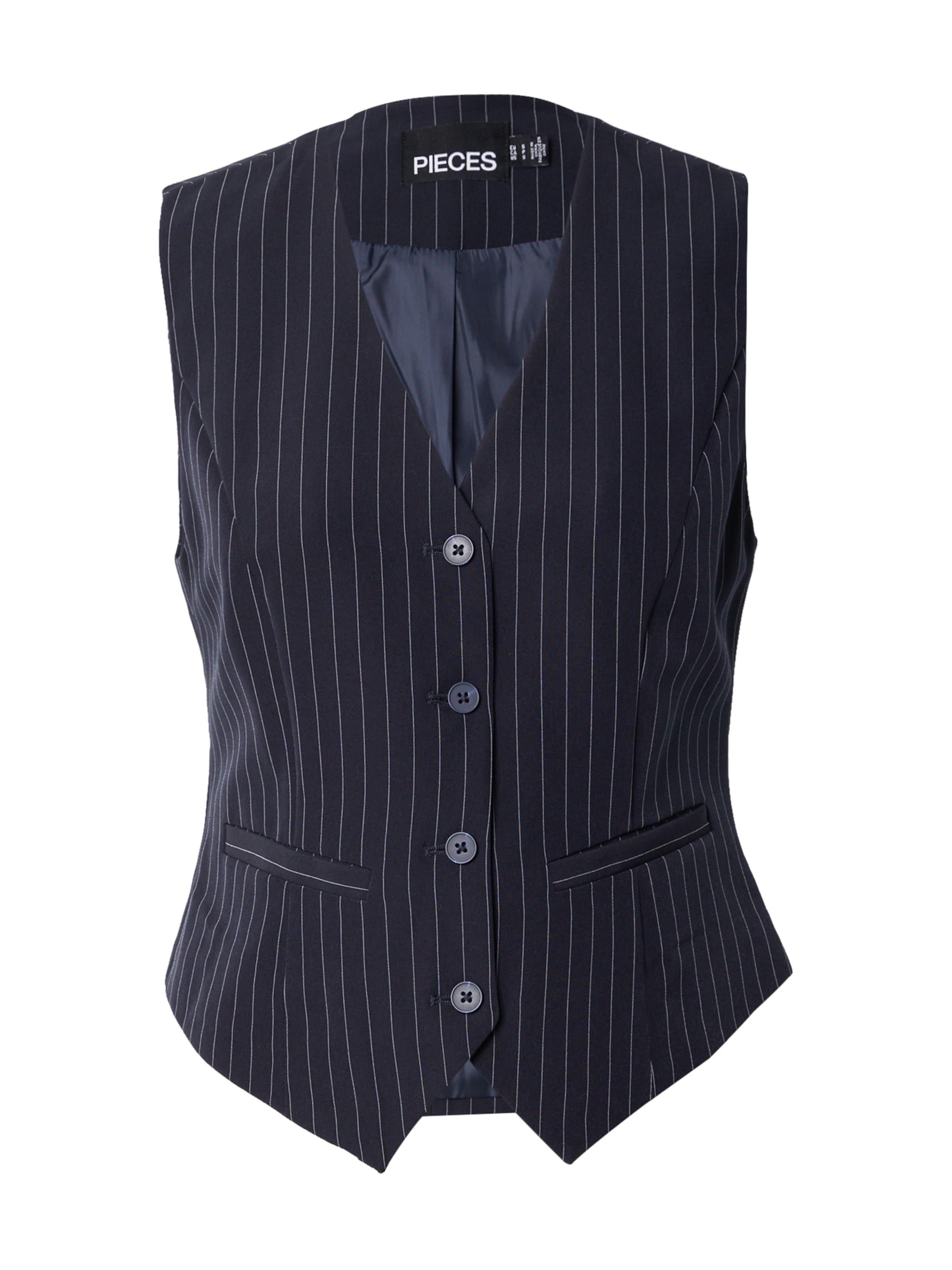 PIECES Weste 'PCBOZZY' in Blau: Vorderseite