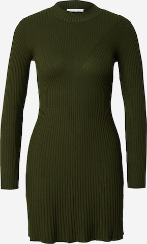 STUDIO SELECT Knitted dress in Green: front