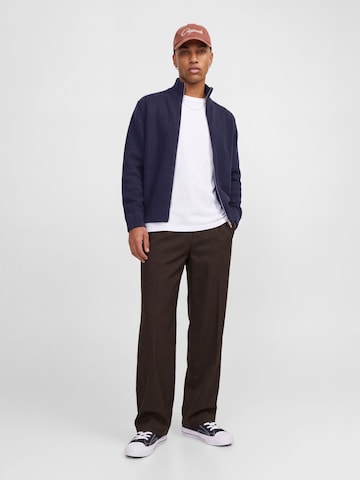 JACK & JONES Loosefit Bandplooibroek in Bruin