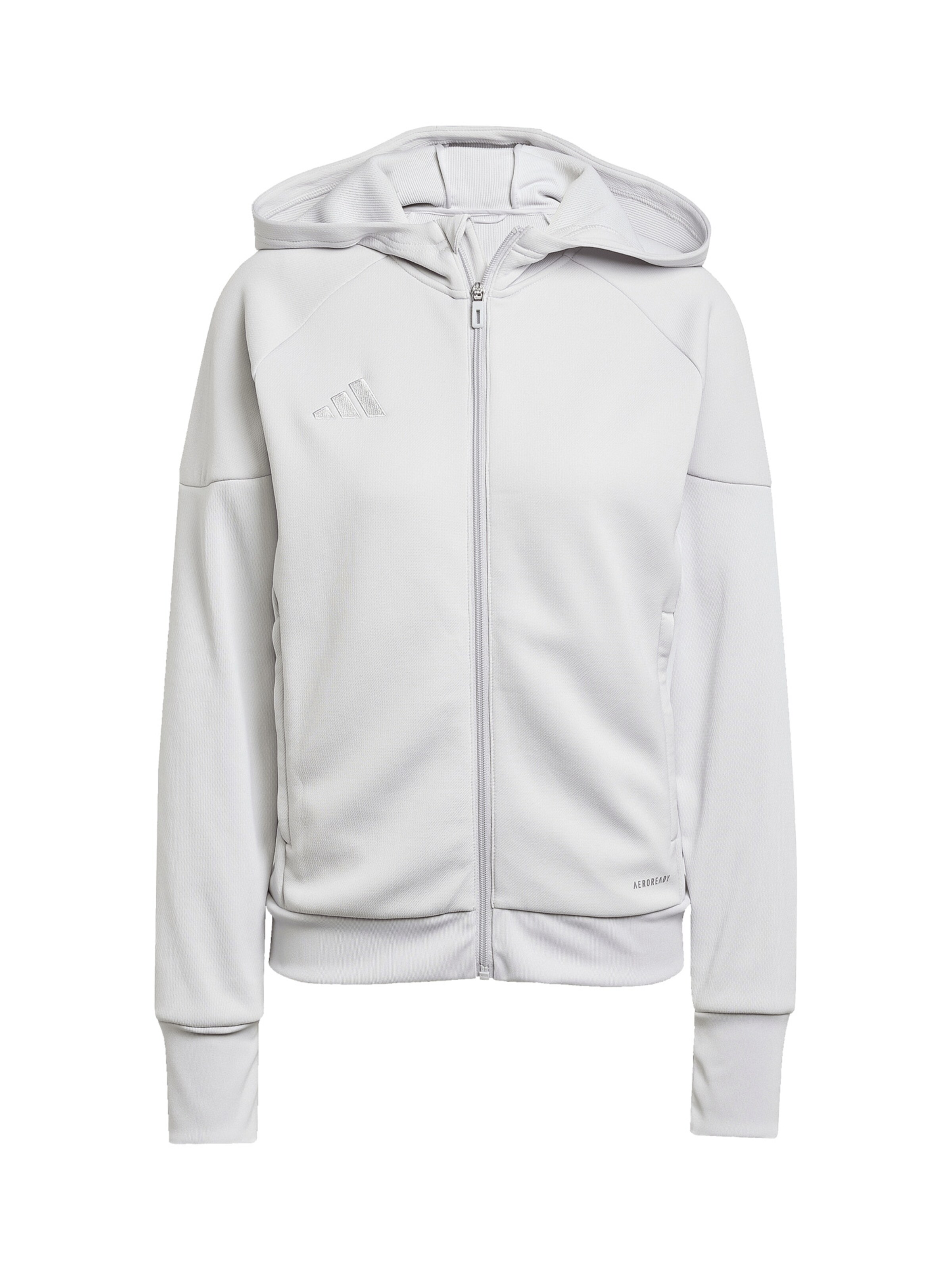 ADIDAS PERFORMANCE Sportsweatjacke 'Tiro 25' in Grau: Vorderseite