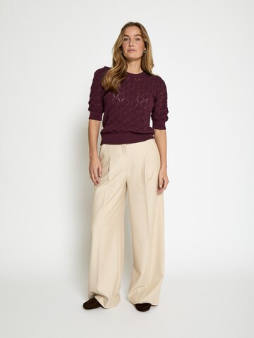 Pullover 'Lamina' di minus in lilla