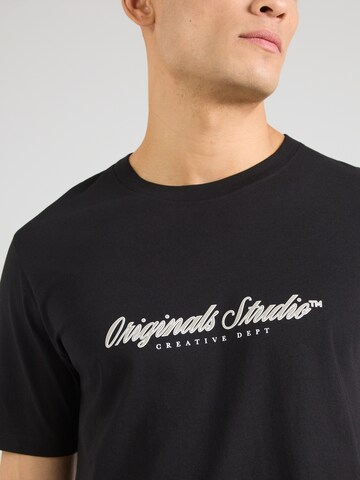 JACK & JONES Koszulka 'JORMONTAUK' w kolorze czarny