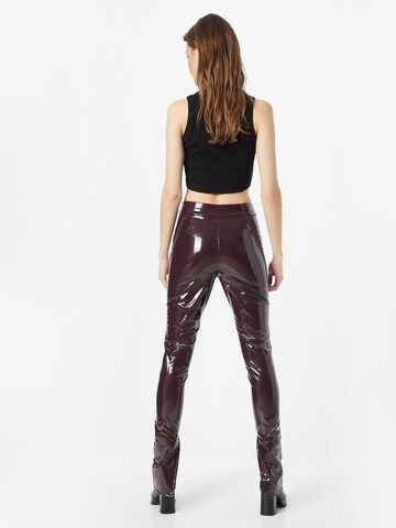 River Island Skinny Spodnie 'DRAINPIPE' w kolorze brązowy