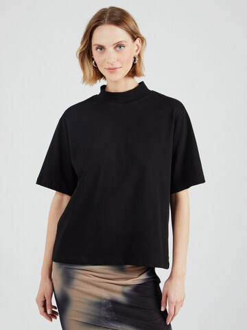 Lindex T-shirt 'Beatrice' i svart: framsida