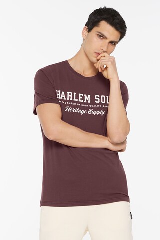 Harlem Soul T-Shirt 'MEL-BOURNE' in Rot: Vorderseite