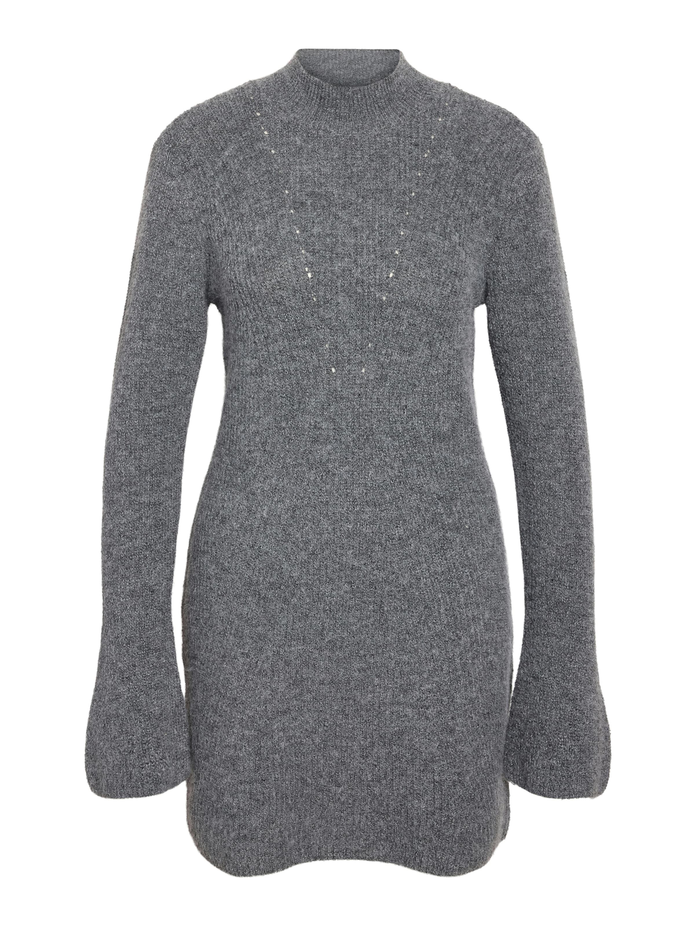 Noisy may Πλεκτό φόρεμα 'NMNOLA' σε γκρι: μπροστά