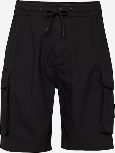 Calvin Klein Jeans Pantalon cargo en noir, Vue avec produit